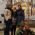 Trio Herzklang, Besinnlichen Andacht in der Klosterkirche Am Mariahilfberg, die an jedem ersten Dienstag im Monat stattfindet. 4. Dez. 2018